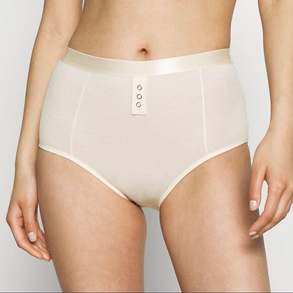 NWT Free People Intimately High-Waist Tea Colored Snaps Snaps Panties - Picture 3 of 9